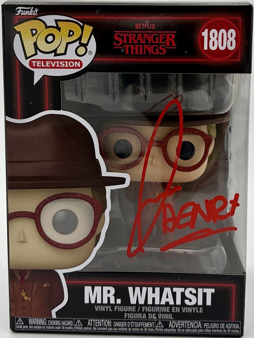 Jamie Campbell Bower signed Signature Series "Mr. Whatsit" Funko #1808 (Stranger Things) - JSA COA